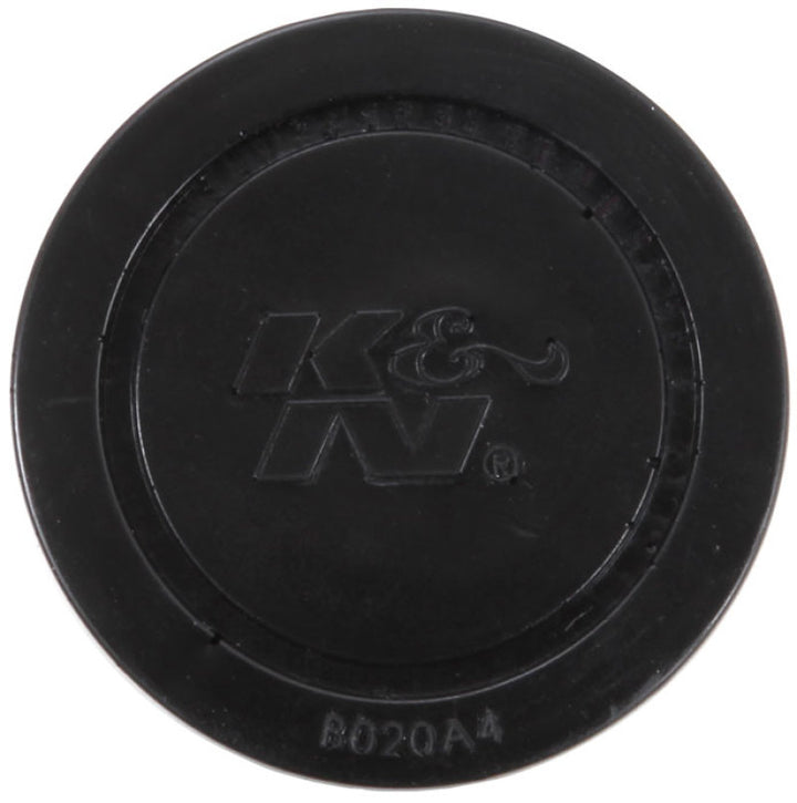 K&N Steel Base Crankcase Vent Filter .625in Vent OD x 2in OD x 1.5in Height - Bull Strap