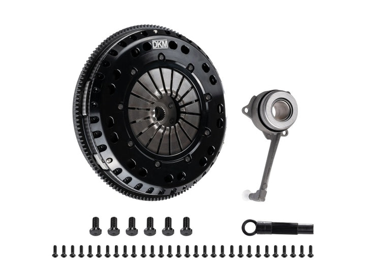 DKM Clutch BMW E34/E36/E39/E46/Z3 (6 Cyl) MS Twin Disc Clutch w/Steel Flywheel (660 ft/lbs Torque) - Bull Strap