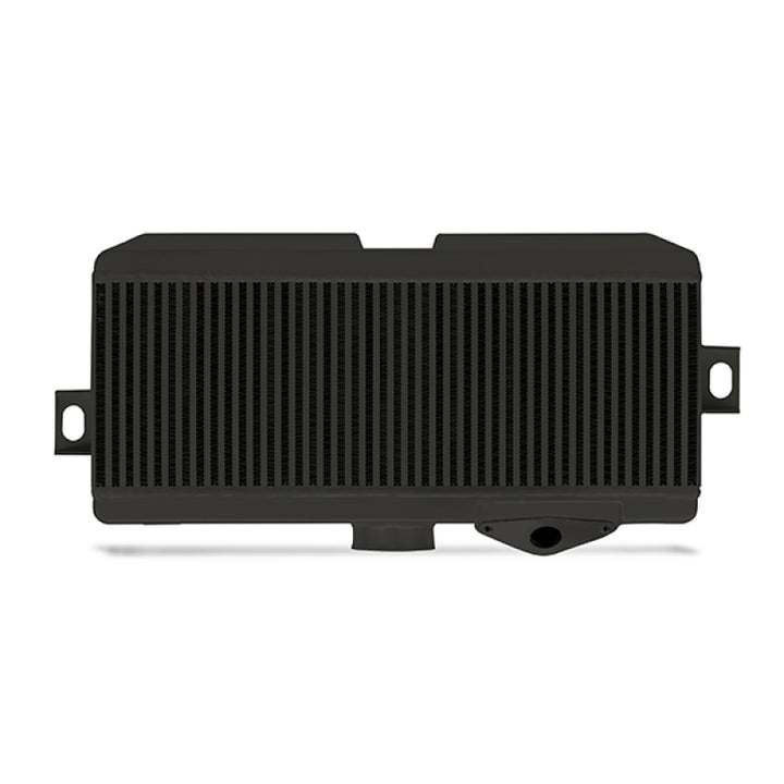 Mishimoto Subaru 08-15 WRX STi Top-Mount Intercooler Kit - Powder Coated Black & Black Hoses - Bull Strap