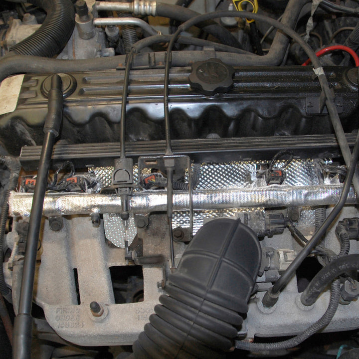 DEI Fuel Rail and Injecter Cover Jeep 1997 - 2004 4.0L Engine - Bull Strap