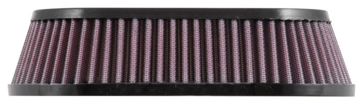 K&N Universal Custom Air Filter - Oval Shape 9.313in OD / 2.375 Height - Bull Strap