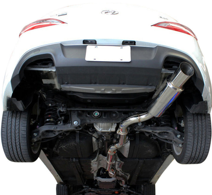ISR Performance GT Single Exhaust - 2009+ Hyundai Genesis Coupe 2.0T - Bull Strap