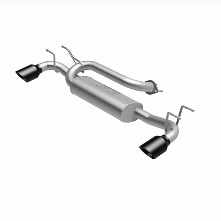 MagnaFlow 19-21 Mazda 3 2.5L 2.5in Pipe Dia Street Series Cat-Back Exhaust - Bull Strap