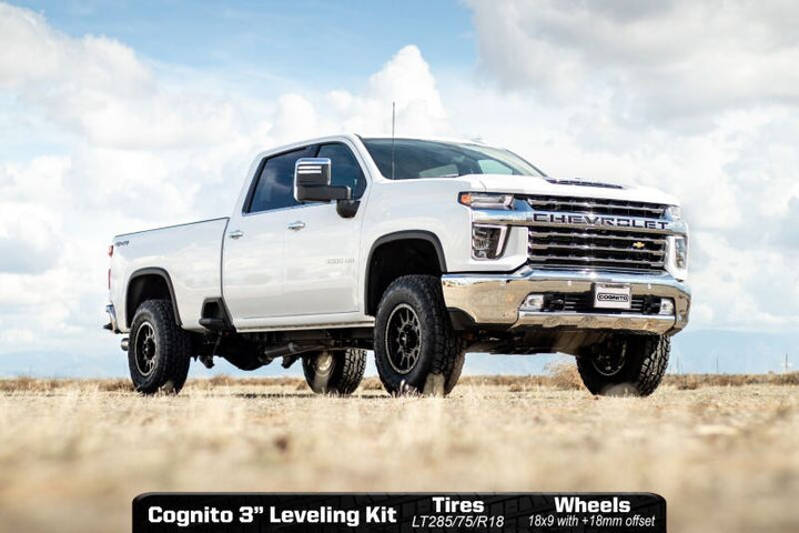 Cognito 20-24 Chevy/GMC Silverado/Sierra 2500/3500 HD 2WD/4WD 3in Standard Leveling Lift Kit - Bull Strap