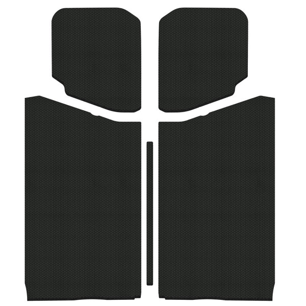 DEI 18-23 Jeep Wrangler JL 2-Door Boom Mat Headliner - 5 Piece - Black - Bull Strap