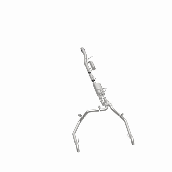 MagnaFlow 24-25 Chevrolet/GMC Silverado/Sierra 1500 ZR2/AT4X Overland Series Cat-Back Exhaust System - Bull Strap
