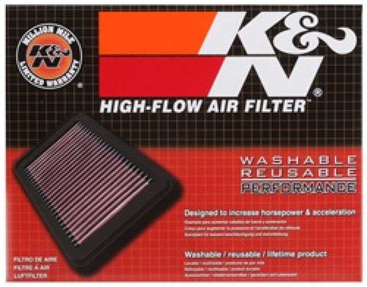 K&N 2018 Nissan Kicks L4-1.6L F/I Replacement Drop In Air Filter - Bull Strap