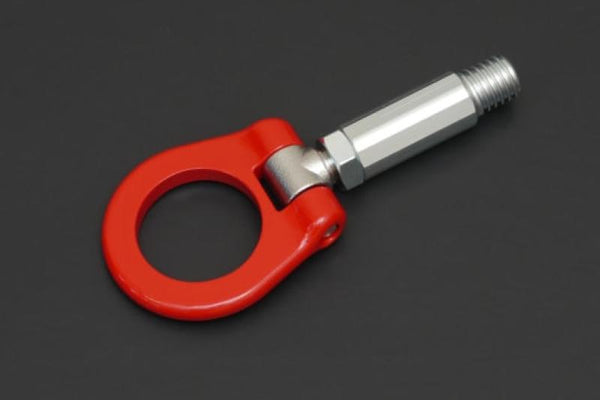 Cusco Folding Rear Tow Hook 2020+ Toyota Supra (A90) 3.0L Turbo - Red - Bull Strap