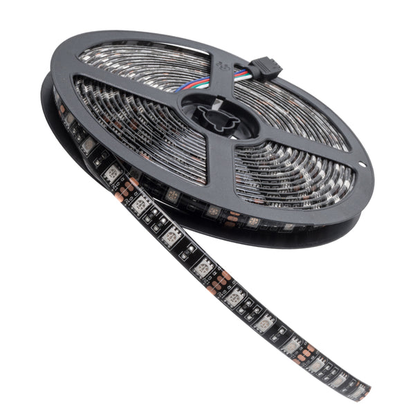 Oracle Exterior Black Flex LED 12in Strip - RGB ColorSHIFT - Bull Strap