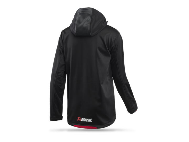 Akrapovic Mens Corpo Softshell Jacket Black - 2XL - Bull Strap