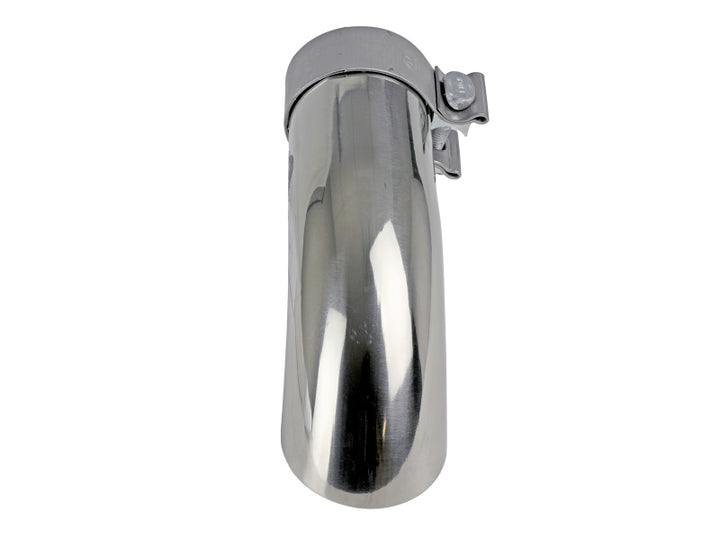 aFe MACH Force-Xp 304 Stainless Steel Clamp-on 2.5in Exhaust Tip - Polished - Bull Strap