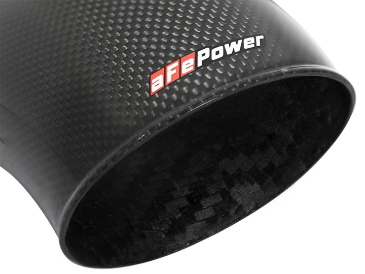 aFe Momentum GT Carbon Fiber Dynamic Air Scoop 15-18 Dodge Challenger V6-3.6L/V8-5.7L/6.4L HEMI - Bull Strap
