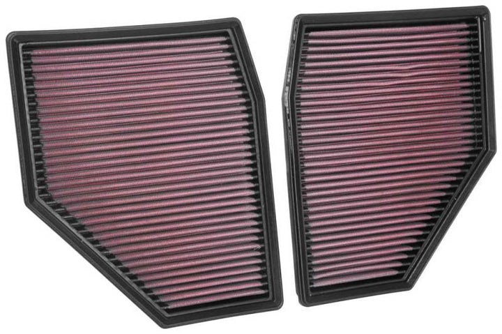 K&N 18-19 BMW M5 V8 4.4L F/I Turbo Replacement Air Filter (Two Per Box) - Bull Strap