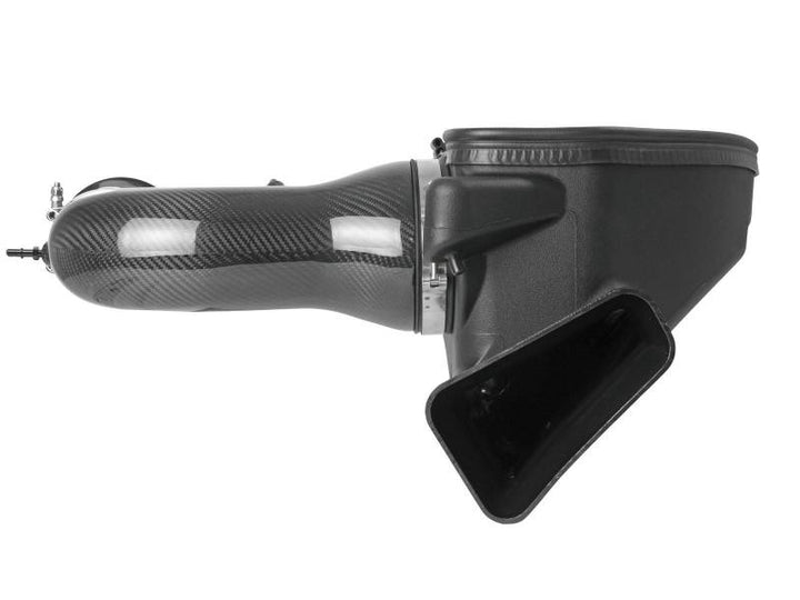 aFe 17-12 Chevrolet Camaro ZL1 (6.2L-V8) Track Series Carbon Fiber CAI System w/ Pro-DRY S Filters - Bull Strap
