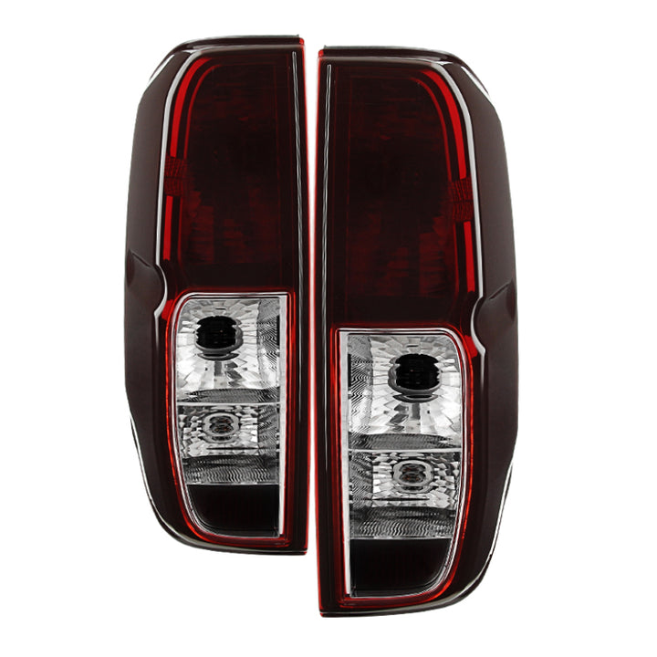 xTune Nissan Frontier 05-13 OEM Style Tail Lights Red Smoked ALT-JH-NF05-OE-RSM - Bull Strap