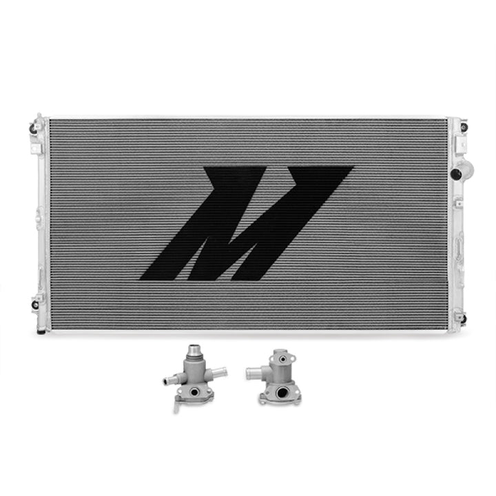 Mishimoto Ford 2011-2016 6.7L Powerstroke Aluminum Secondary Radiator - Bull Strap