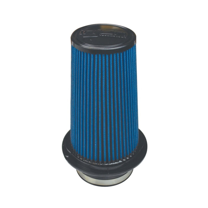Injen SuperNano-Web Air Filter 4.0in ID/ 7.0in Base / 8.8in Height / 5in Top - Bull Strap