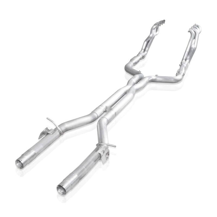 Stainless Works 2016-18 Camaro SS Headers 2in Primaries 3in High-Flow Cats X-Pipe AFM Delete - Bull Strap