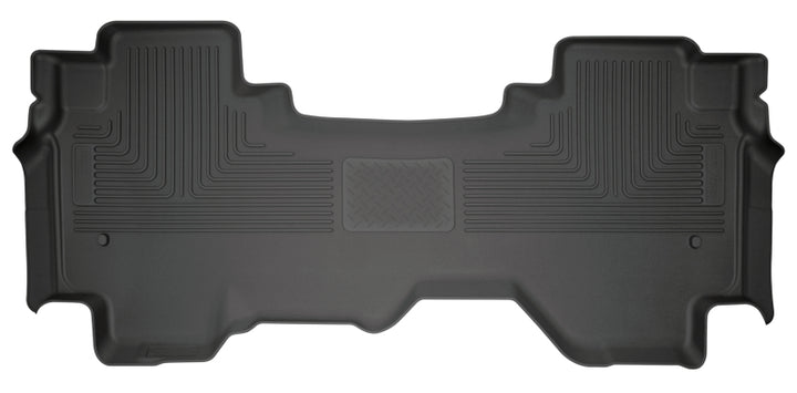 Husky Liners 2019+ Dodge Ram 1500 Quad Cab WeatherBeater 2nd Seat Black Floor Liners - Bull Strap
