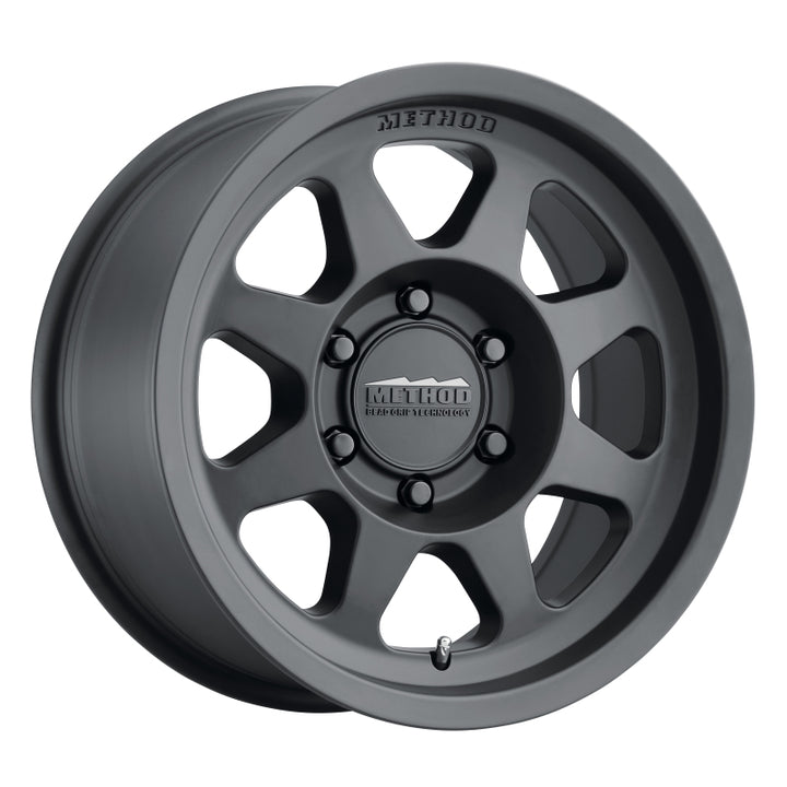 Method MR701 18x9 +18mm Offset 6x5.5 106.25mm CB Matte Black Wheel - Bull Strap