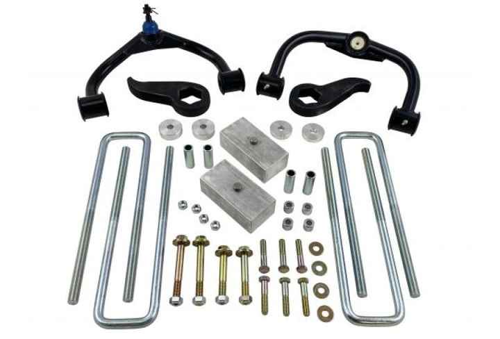 Tuff Country 20-24 Chevy Silverado 2500HD 3in Lift Kit w/o Rear Shock Extensions Incl. SX8000 Shocks - Bull Strap