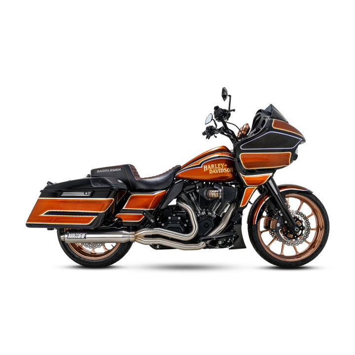 Vance & Hines 17-23 Harley Davidson Touring/CVO Touring Supersport 2-1 Performance Exhaust System - Bull Strap