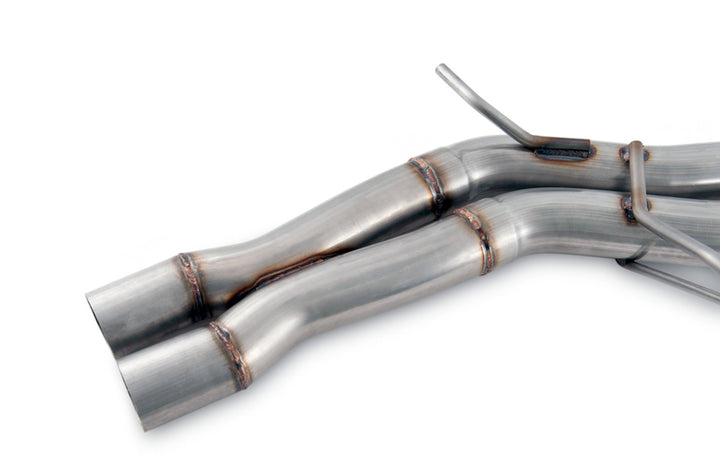 AWE Tuning Porsche Macan Touring Edition Exhaust System - Diamond Black 102mm Tips - Bull Strap