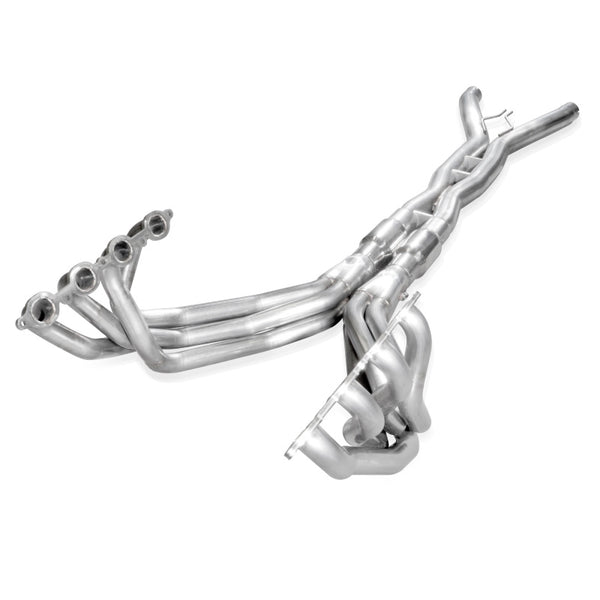 Stainless Works Corvette C7 2014+ Headers 1-7/8in Primaries 3in Collectors High-Flow Cats X-pipe - Bull Strap