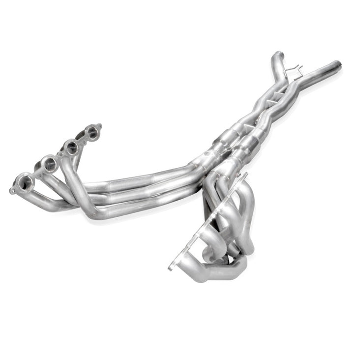Stainless Works Corvette C7 2014+ Headers 1-7/8in Primaries 3in Collectors High-Flow Cats X-pipe - Bull Strap