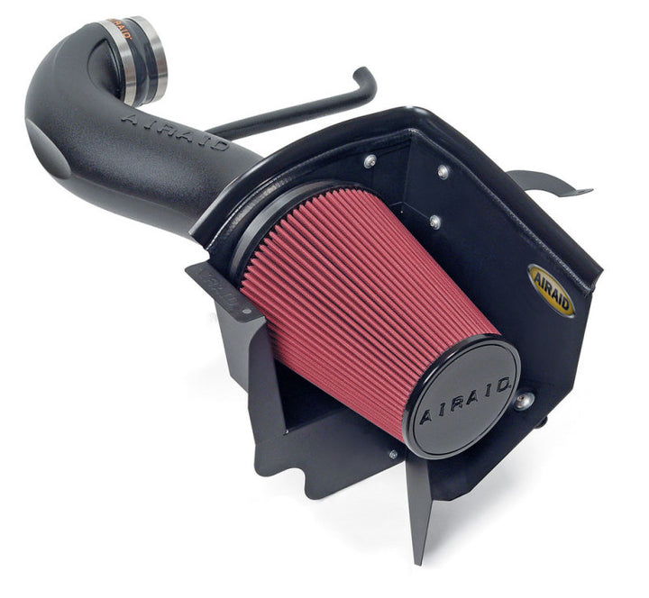 Airaid 06-10 Charger / 05-08 Magnum 5.7/6.1L Hemi CAD Intake System w/ Tube (Dry / Red Media) - Bull Strap