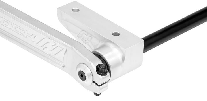 RockJock JK Antirock Sway Bar Kit Front Billet Aluminum Arms - Bull Strap