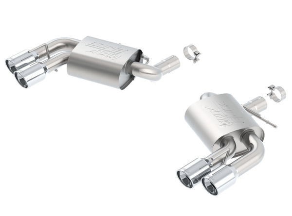 Borla 16 Chevy Camaro 6.2L Atak Rear Section Exhaust w/o Dual Mode Valves - Bull Strap