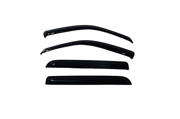 AVS 02-10 Ford Explorer (4 Door) Ventvisor Outside Mount Window Deflectors 4pc - Smoke - Bull Strap