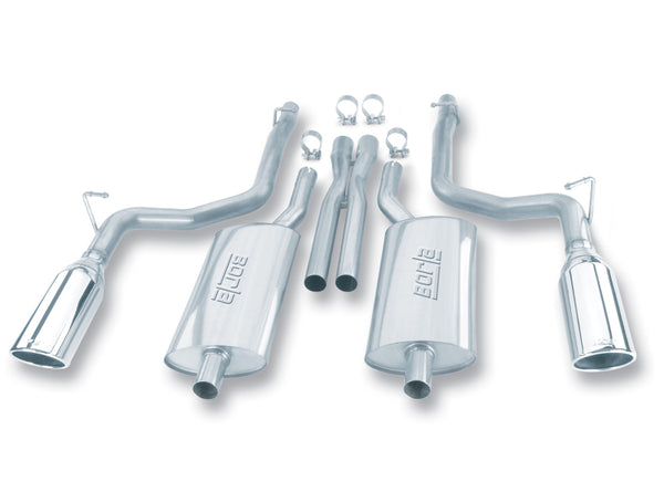 Borla 05-10+ Charger / Magnum / 300C R/T 5.7L Aggressive Catback Exhaust - Bull Strap