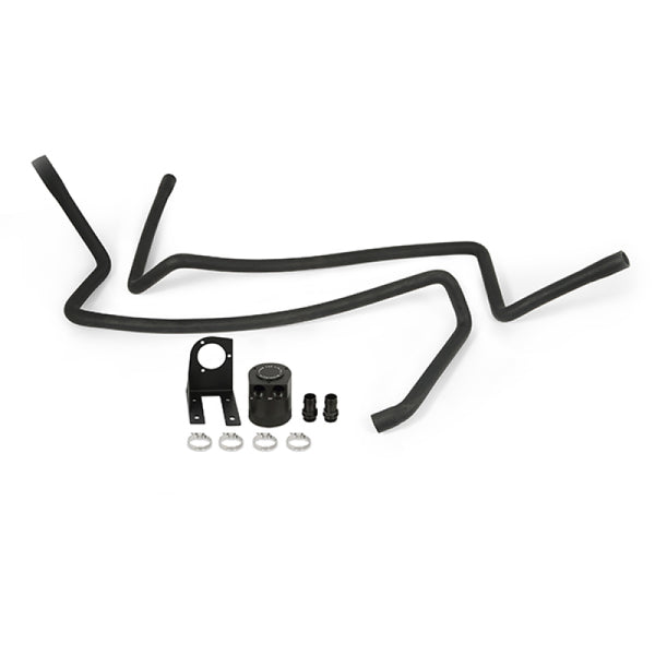Mishimoto 03-07 Ford 6.0L Powerstroke Baffled Oil Catch Can Kit - Bull Strap