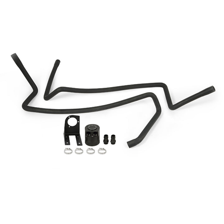 Mishimoto 03-07 Ford 6.0L Powerstroke Baffled Oil Catch Can Kit - Bull Strap
