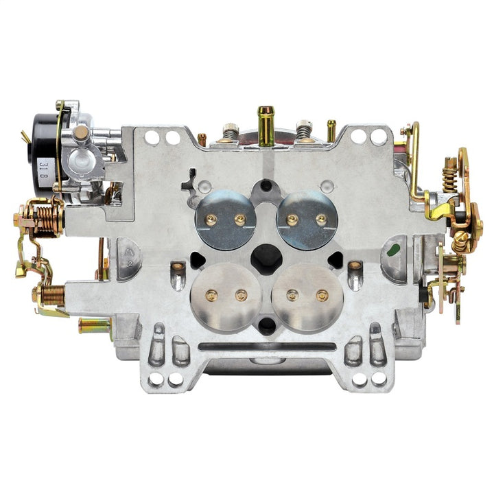 Edelbrock Carburetor Performer Series 4-Barrel 600 CFM Electric Choke Satin Finish - Bull Strap