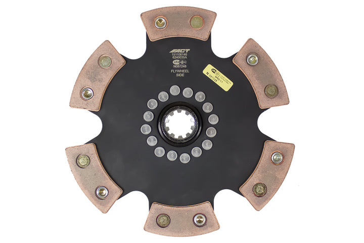 ACT 2000 BMW 323Ci 6 Pad Rigid Race Disc - Bull Strap