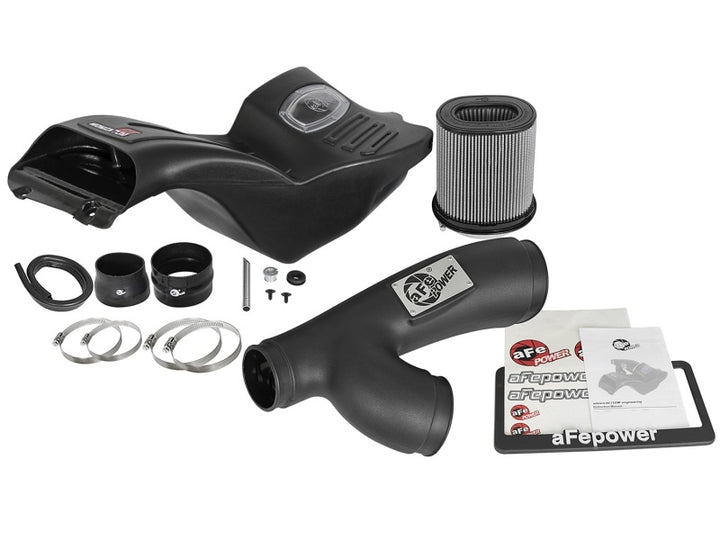 aFe POWER Momentum GT Pro Dry S Intake System 2017 Ford F-150 Raptor V6-3.5L (tt) EcoBoost - Bull Strap