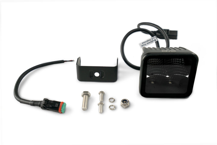 DV8 Offroad 3in Cube LED Light 40W Pod Light 5W LED - Bull Strap