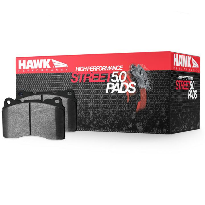 Hawk 08-16 Honda Accord High Performance Street 5.0 Rear Brake Pads - Bull Strap