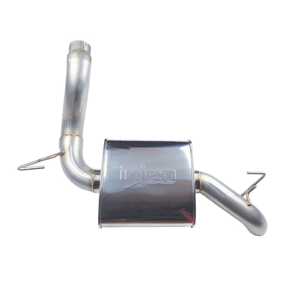 Injen 18-20 Jeep Wrangler JL V6-3.6L & L4-2.0L(t) High Tuck Axle Back Exhaust - Bull Strap