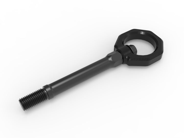 aFe 20-24 Chevrolet Corvette Control Front Tow Hook (Black) - Bull Strap