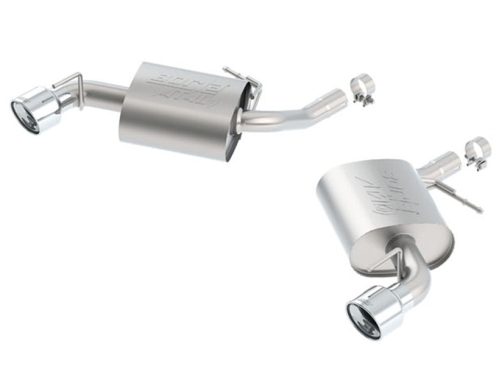Borla 16-17 Chevy Camaro 3.6L V6 Single Split Rear Exit ATAK Axle-Back Exhaust - Bull Strap
