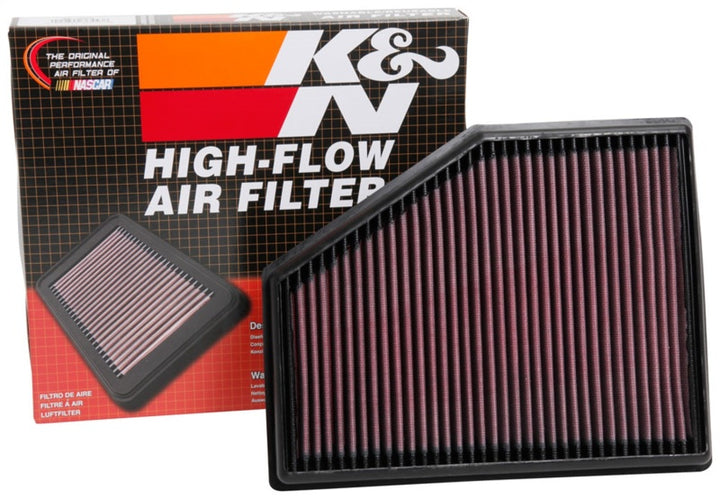 K&N 15-18 BMW 740I L4-3.0L F/I Replacement Drop In Air Filter - Bull Strap