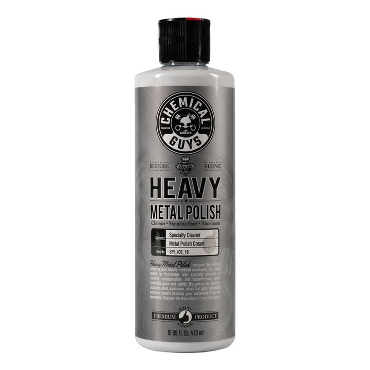 Chemical Guys Heavy Metal Polish - 16oz - Bull Strap
