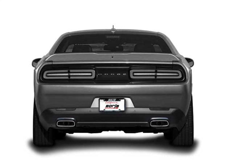 Borla 2015 Dodge Challenger 3.6L V6 ATAK Catback Exhaust No Tips Factory Valance - Bull Strap