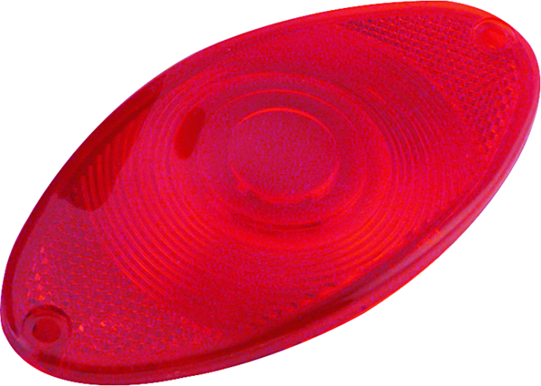 Bikers Choice Cat Eye Taillight Replacement Lens Red - Bull Strap
