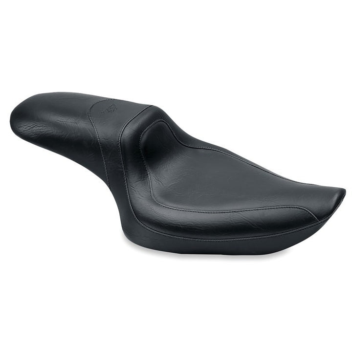 Mustang 04-21 Harley Sportster Fastback 1PC Seat - Black - Bull Strap