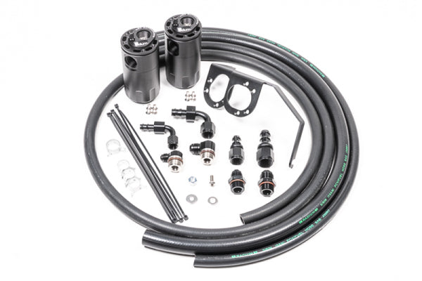 Radium Engineering Dual Catch Can Kit 2015+ Subaru WRX Fluid Lock - Bull Strap
